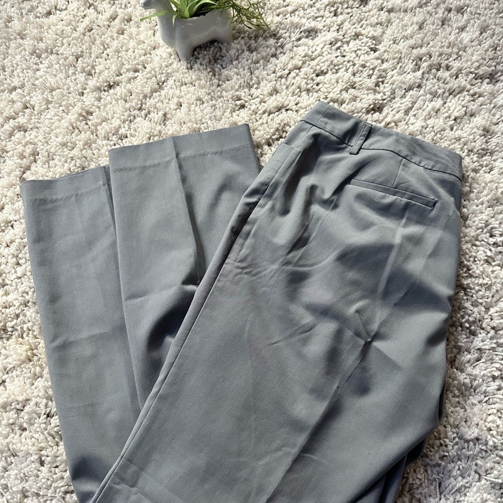 Apt 9 Curvy Fitlight grey business casual work professional slacks dress… - Picture 5 of 5